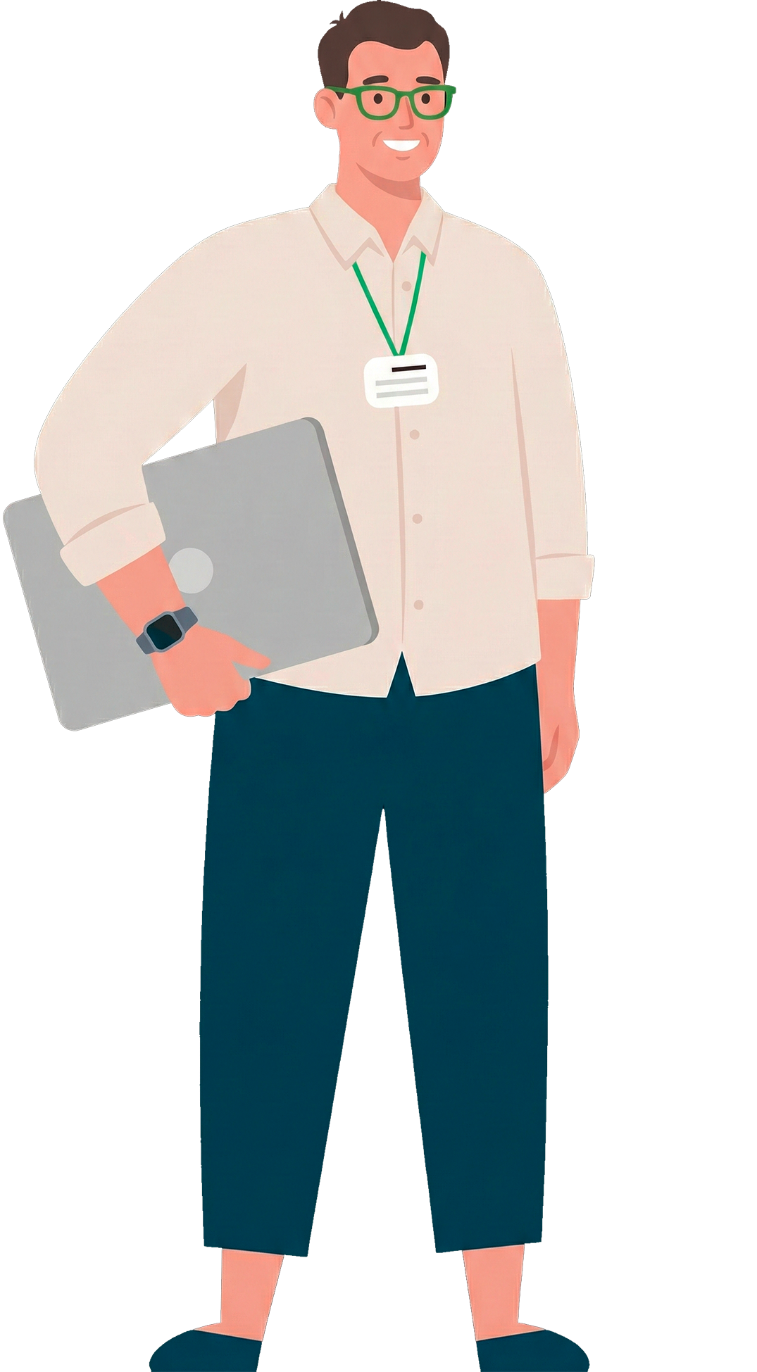 karriere-team-mysteuerraum-bewerbung.png Illustration eines Teammitglieds für den Karrierebereich von mysteuerraum.